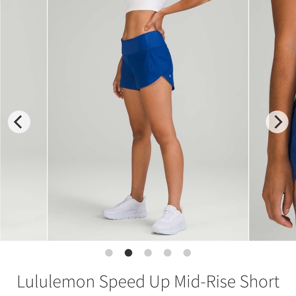 Lululemon Speed Up Mid-Rise Short 4”